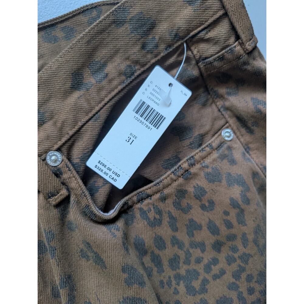 NWT Citizens of Humanity Miro Long Relaxed Jean Waist 34 Sepia Cheetah #7A617 - Picture 11 of 13